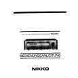 NIKKO NR-819 Manual de Usuario