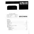 NIKKO ALPHA 440 Manual de Servicio